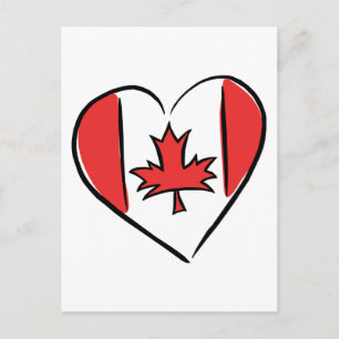 Carte Postale I Love Canada