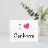 Carte Postale I Love Canberra (Debout devant)