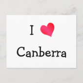 Carte Postale I Love Canberra (Devant)