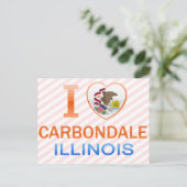 Carte Postale I Love Carbondale, IL (Debout devant)