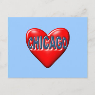 Carte Postale I Love Chicago