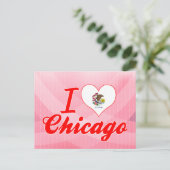 Carte Postale I Love Chicago, Illinois (Debout devant)