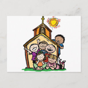 Carte Postale I Love Children's Church !