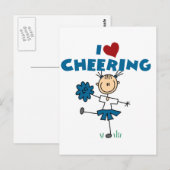 Carte Postale I Love (Coeur) (Devant / Derrière)