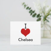 Carte Postale I Love (coeur) Chelsea (Debout devant)