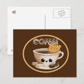 Carte Postale I love Coffee (Devant / Derrière)