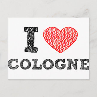 Carte Postale I Love Cologne