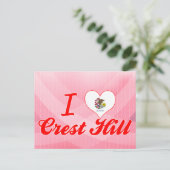 Carte Postale I Love Crest Hill, Illinois (Debout devant)