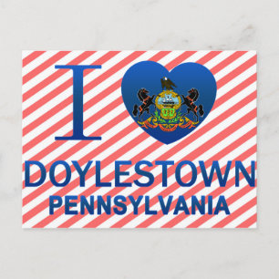 Carte Postale I Love Doylestown, PA