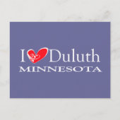 Carte Postale I Love Duluth Minnesota (Devant)