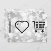 Carte Postale I Love Ecommerce Carts (Devant / Derrière)
