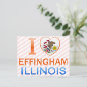 Carte Postale I Love Effingham, IL (Debout devant)