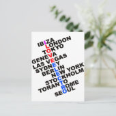 Carte Postale I Love Electro (Debout devant)