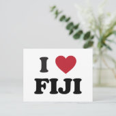 Carte Postale I Love Fiji (Debout devant)
