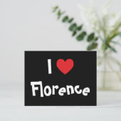 Carte Postale I Love Florence (Debout devant)