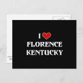 Carte Postale I Love Florence, Kentucky (Devant / Derrière)