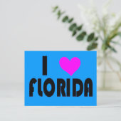 Carte postale I Love Florida (Debout devant)