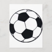Carte Postale I Love Football (Soccer) Coeur du jeu : I Love (Devant)