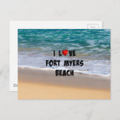Carte Postale I Love Fort Myers Beach (Devant / Derrière)