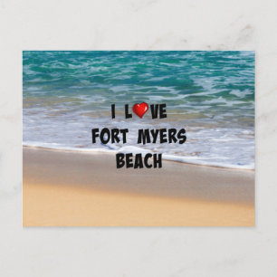 Carte Postale I Love Fort Myers Beach