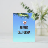Carte Postale I Love Fresno, Californie (Debout devant)