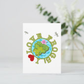 Carte Postale I Love Frogs T-shirts et cadeaux (Debout devant)