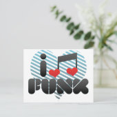 Carte Postale I Love Funk (Debout devant)