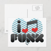Carte Postale I Love Funk (Devant / Derrière)