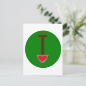 Carte postale I Love Gardening (Debout devant)
