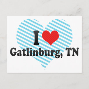 Carte Postale I Love Gatlinburg, TN