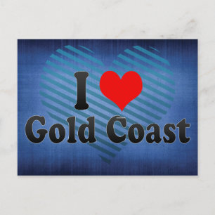 Carte Postale I Love Gold Coast, Australie