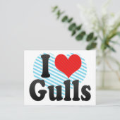 Carte Postale I Love Gulls (Debout devant)