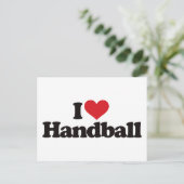 Carte Postale I Love Handball (Debout devant)
