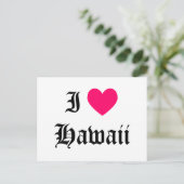 Carte Postale I Love Hawaii (Debout devant)