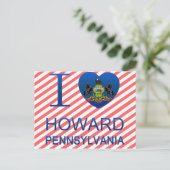 Carte Postale I Love Howard, PA (Debout devant)