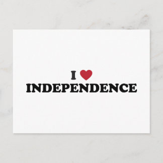 Carte Postale I Love Independence Missouri