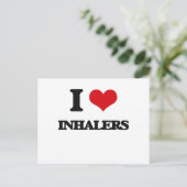 Carte Postale I Love Inhalers (Debout devant)