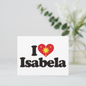 Carte Postale I Love Isabela (Debout devant)