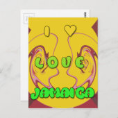 Carte Postale I love Jamaica (Devant / Derrière)