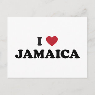 Carte Postale I Love Jamaïque