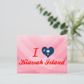 Carte Postale I Love Kiawah Island, Caroline du Sud (Debout devant)