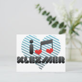 Carte Postale I Love Klezmer (Debout devant)