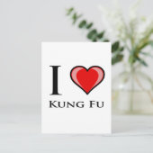Carte Postale I Love Kung Fu (Debout devant)