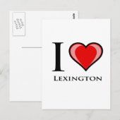 Carte Postale I Love Lexington (Devant / Derrière)