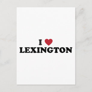 Carte Postale I Love Lexington Kentucky