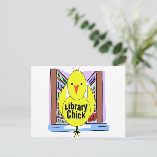 Carte Postale I Love Library Chicks (Debout devant)
