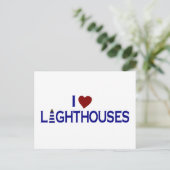 Carte Postale I Love Lighthouse (Debout devant)