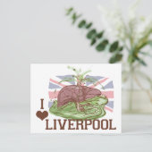 Carte Postale I Love Liverpool Humour (Debout devant)