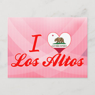 Carte Postale I Love Los Altos, Californie