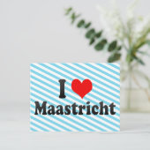 Carte Postale I Love Maastricht, Pays-Bas (Debout devant)